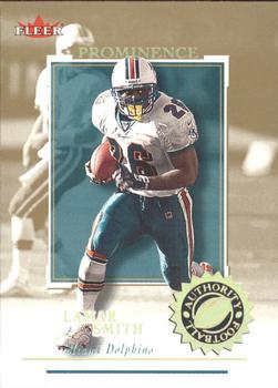 2001 Fleer Authority - Prominence SN125 #3 Lamar Smith Front