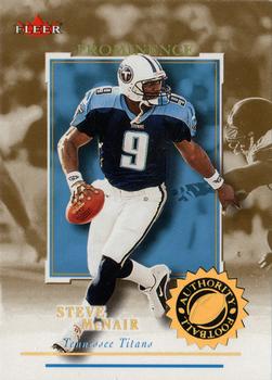 2001 Fleer Authority - Prominence SN125 #39 Steve McNair Front
