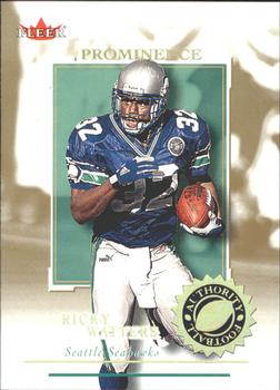 2001 Fleer Authority - Prominence SN75 #67 Ricky Watters Front