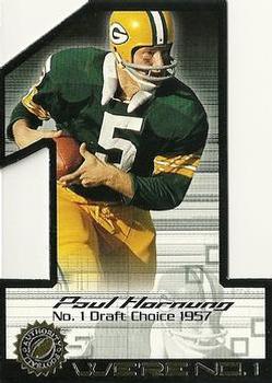 2001 Fleer Authority - We're Number One #9 WO Paul Hornung Front