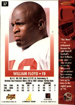 1996 Action Packed #37 William Floyd Back