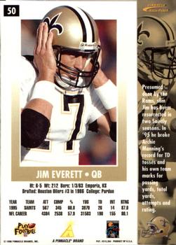 1996 Action Packed #50 Jim Everett Back
