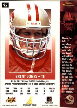 1996 Action Packed #95 Brent Jones Back