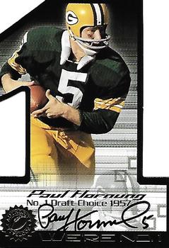 2001 Fleer Authority - We're Number One Autographs #NNO Paul Hornung Front