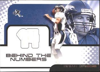 2001 Fleer E-X - Behind the Numbers #NNO Brian Griese Front