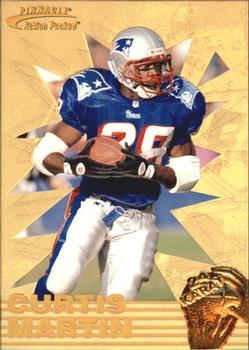 1996 Action Packed - 24kt Gold #8 Curtis Martin Front