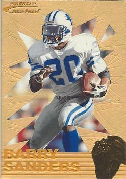 1996 Action Packed - 24kt Gold #10 Barry Sanders Front