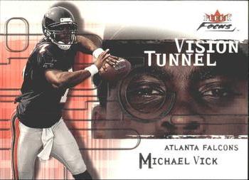 2001 Fleer Focus - Tunnel Vision #5 TV Michael Vick Front