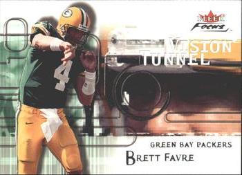 2001 Fleer Focus - Tunnel Vision #6 TV Brett Favre Front