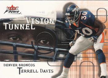 2001 Fleer Focus - Tunnel Vision #12 TV Terrell Davis Front