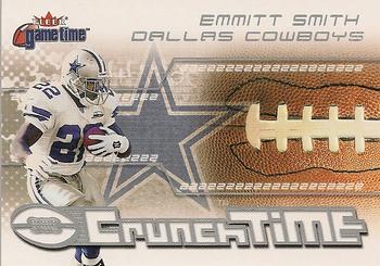2001 Fleer Game Time - Crunch Time #1 CT Emmitt Smith Front