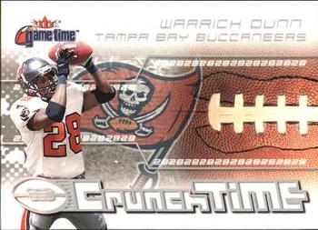 2001 Fleer Game Time - Crunch Time #4 CT Warrick Dunn Front