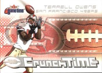 2001 Fleer Game Time - Crunch Time #9 CT Terrell Owens Front