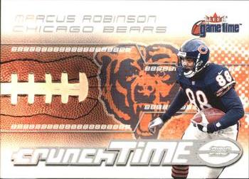 2001 Fleer Game Time - Crunch Time #10 CT Marcus Robinson Front
