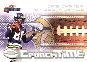 2001 Fleer Game Time - Crunch Time #15 CT Cris Carter Front
