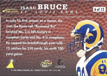 1996 Action Packed - Ball Hog #6 Isaac Bruce Back