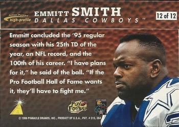 1996 Action Packed - Ball Hog #12 Emmitt Smith Back