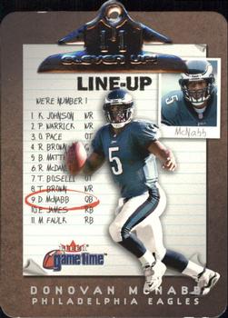 2001 Fleer Game Time - Eleven-Up #5 E Donovan McNabb Front