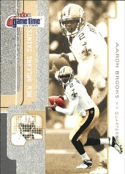 2001 Fleer Game Time - Extra #13 Aaron Brooks Front