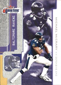 2001 Fleer Game Time - Extra #22 Michael McCrary Front
