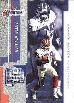 2001 Fleer Game Time - Extra #30 Shawn Bryson Front