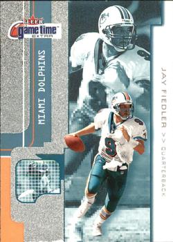 2001 Fleer Game Time - Extra #40 Jay Fiedler Front