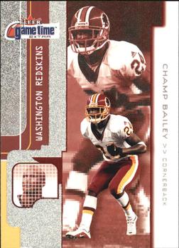 2001 Fleer Game Time - Extra #52 Champ Bailey Front