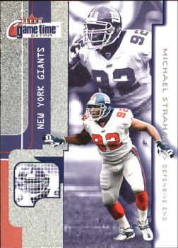 2001 Fleer Game Time - Extra #55 Michael Strahan Front