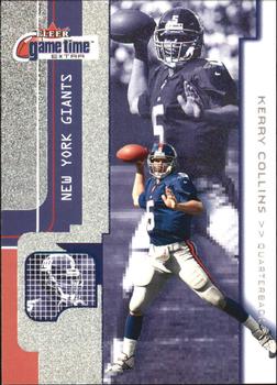 2001 Fleer Game Time - Extra #58 Kerry Collins Front