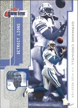 2001 Fleer Game Time - Extra #65 Germane Crowell Front
