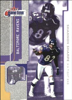 2001 Fleer Game Time - Extra #71 Shannon Sharpe Front