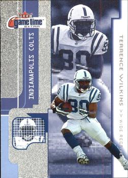 2001 Fleer Game Time - Extra #86 Terrence Wilkins Front