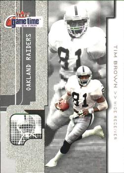 2001 Fleer Game Time - Extra #88 Tim Brown Front