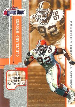 2001 Fleer Game Time - Extra #97 Courtney Brown Front