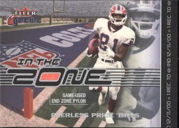 2001 Fleer Game Time - In the Zone #NNO Peerless Price Front