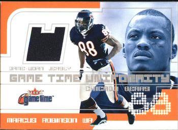 2001 Fleer Game Time - Uniformity #NNO Marcus Robinson Front