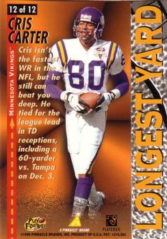 1996 Action Packed - Longest Yard #12 Cris Carter Back