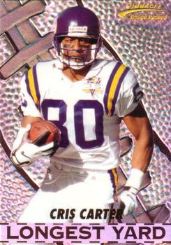 1996 Action Packed - Longest Yard #12 Cris Carter Front
