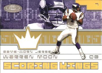 2001 Fleer Hot Prospects - Scoring Kings Jerseys #NNO Warren Moon Front