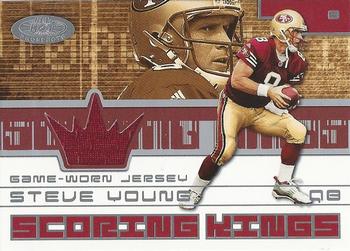 2001 Fleer Hot Prospects - Scoring Kings Jerseys #NNO Steve Young Front