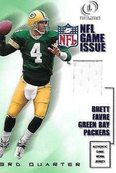 2001 Fleer Legacy - Game Issue 3rd Quarter #GI-BF(3) Brett Favre Front