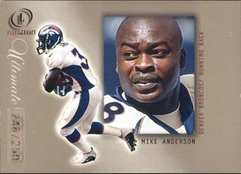 2001 Fleer Legacy - Ultimate Legacy #19 Mike Anderson Front