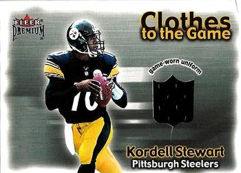 2001 Fleer Premium - Clothes to the Game #NNO Kordell Stewart Front