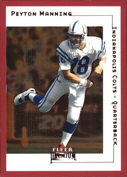 2001 Fleer Premium - Star Rubies #SR 84 Peyton Manning Front