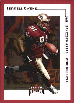 2001 Fleer Premium - Star Rubies #SR 94 Terrell Owens Front