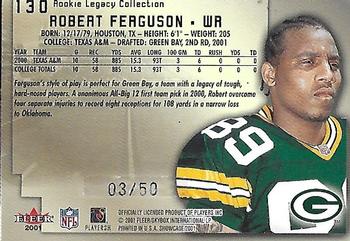 2001 Fleer Showcase - Legacy #130 Robert Ferguson Back