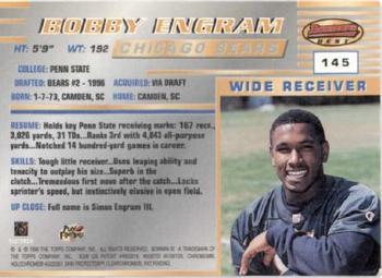 1996 Bowman's Best #145 Bobby Engram Back