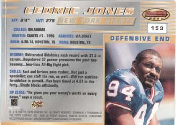 1996 Bowman's Best #153 Cedric Jones Back