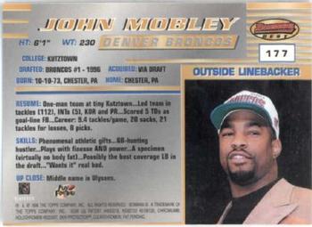 1996 Bowman's Best #177 John Mobley Back