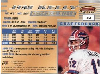 1996 Bowman's Best #93 Jim Kelly Back